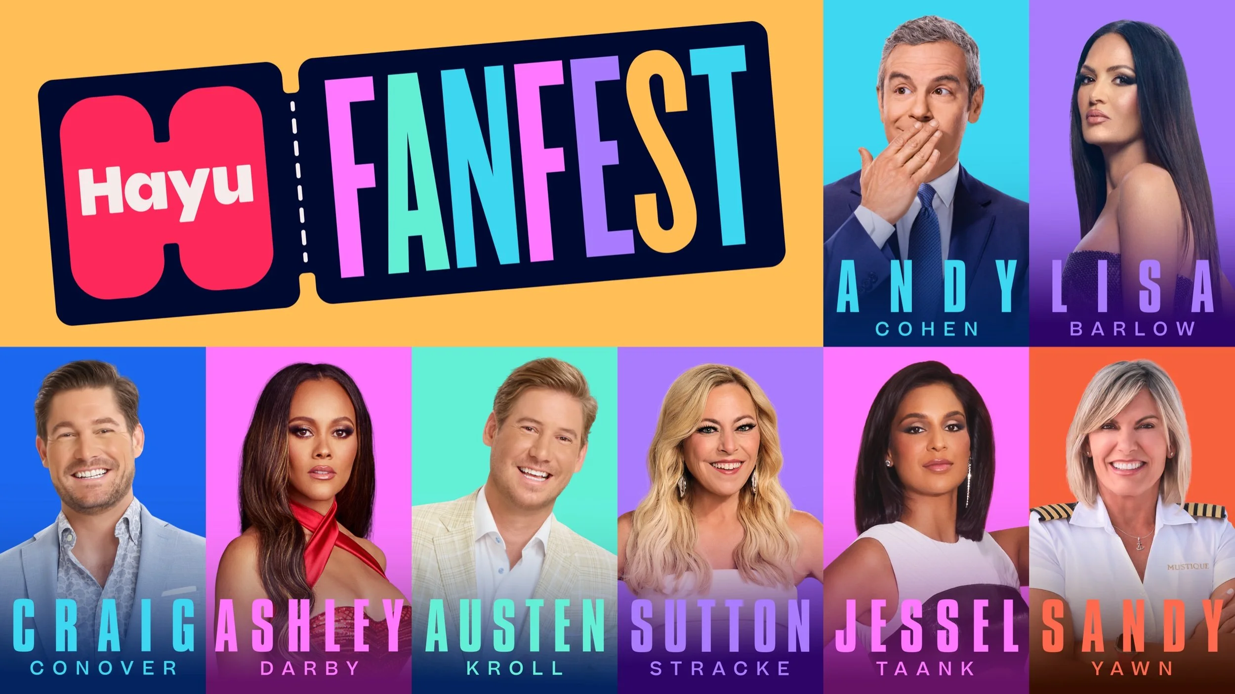 First-ever Hayu FanFest – featuring Andy Cohen and popular reality stars – coming to London