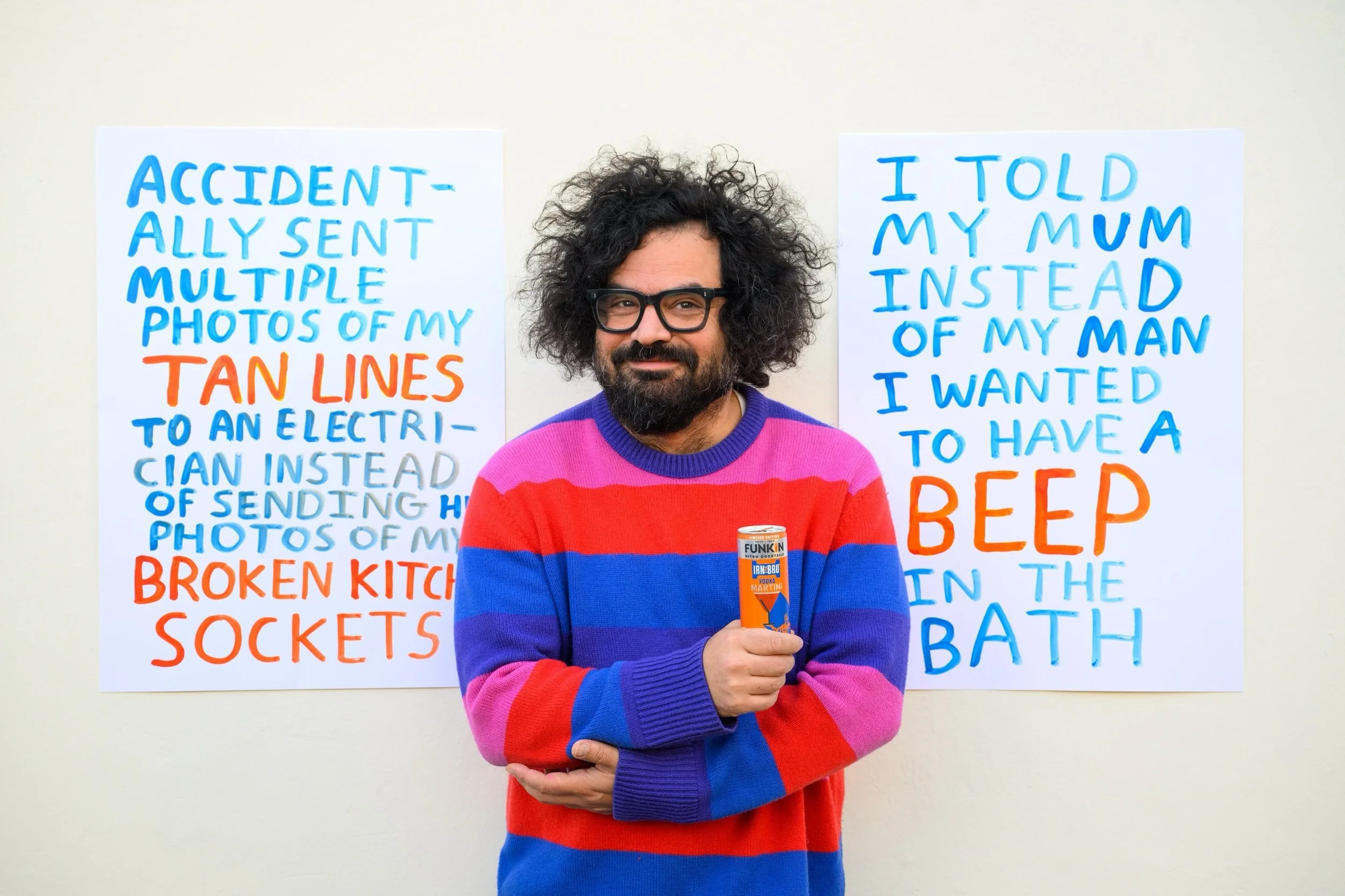 A new exhibition celebrating awkward texting fails to open in London