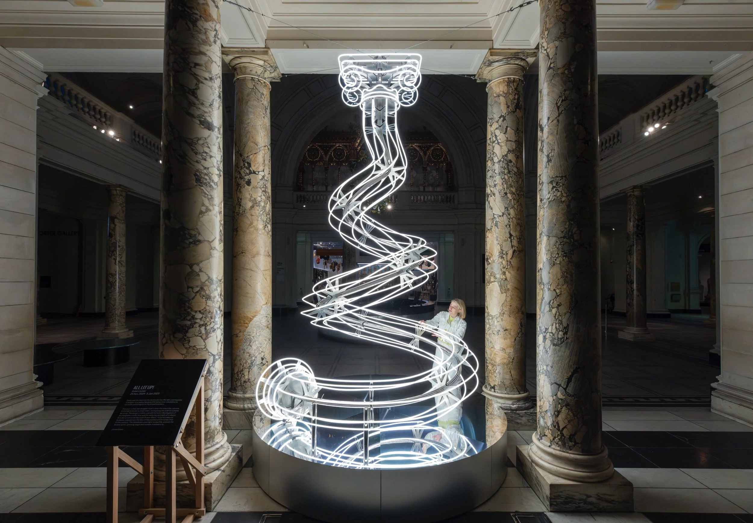 V&A reveals 2024 Christmas installation by Anna Lomax