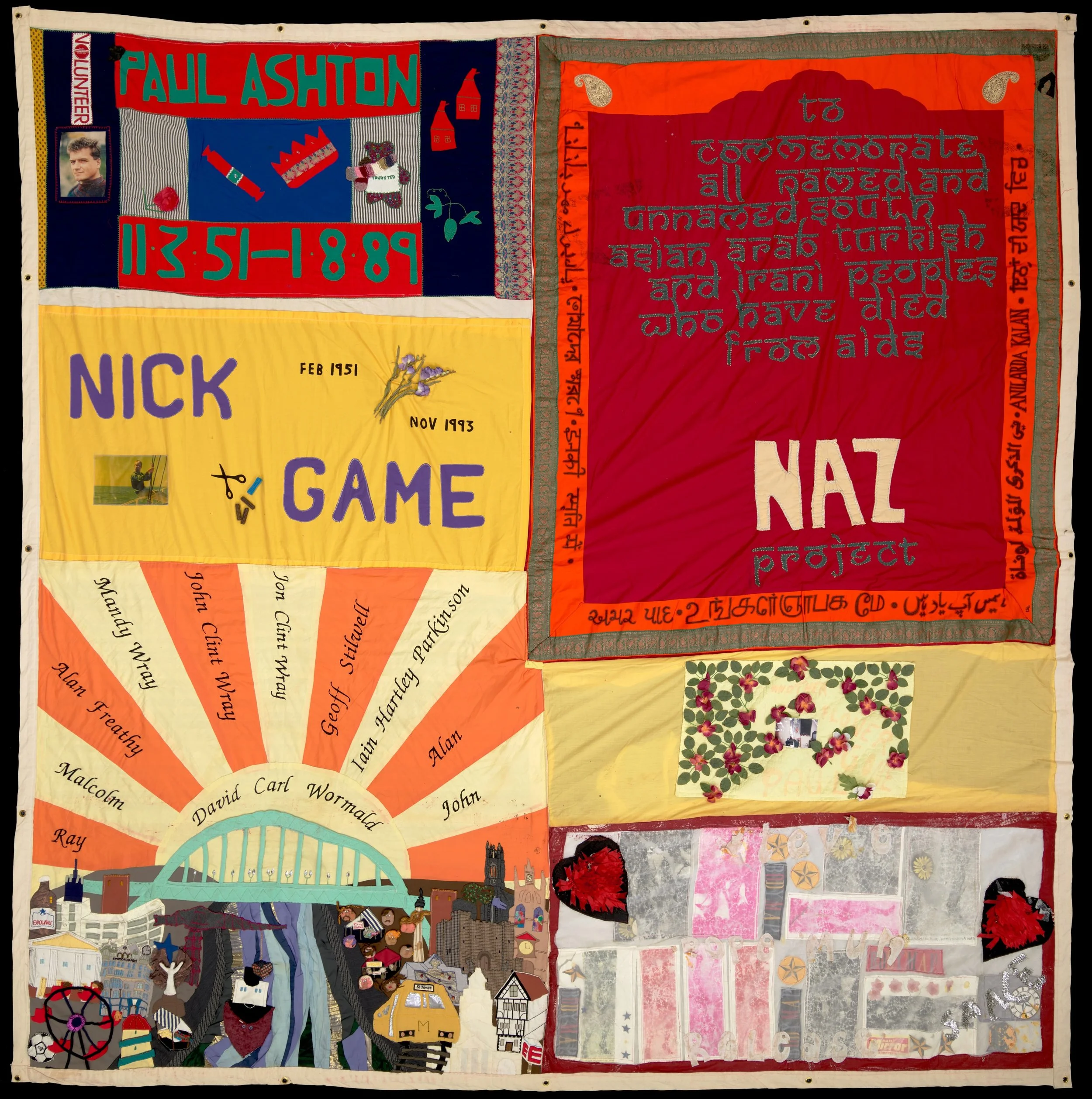 UK AIDS Memorial Quilt to be Displayed in Tate Modern’s Turbine Hall