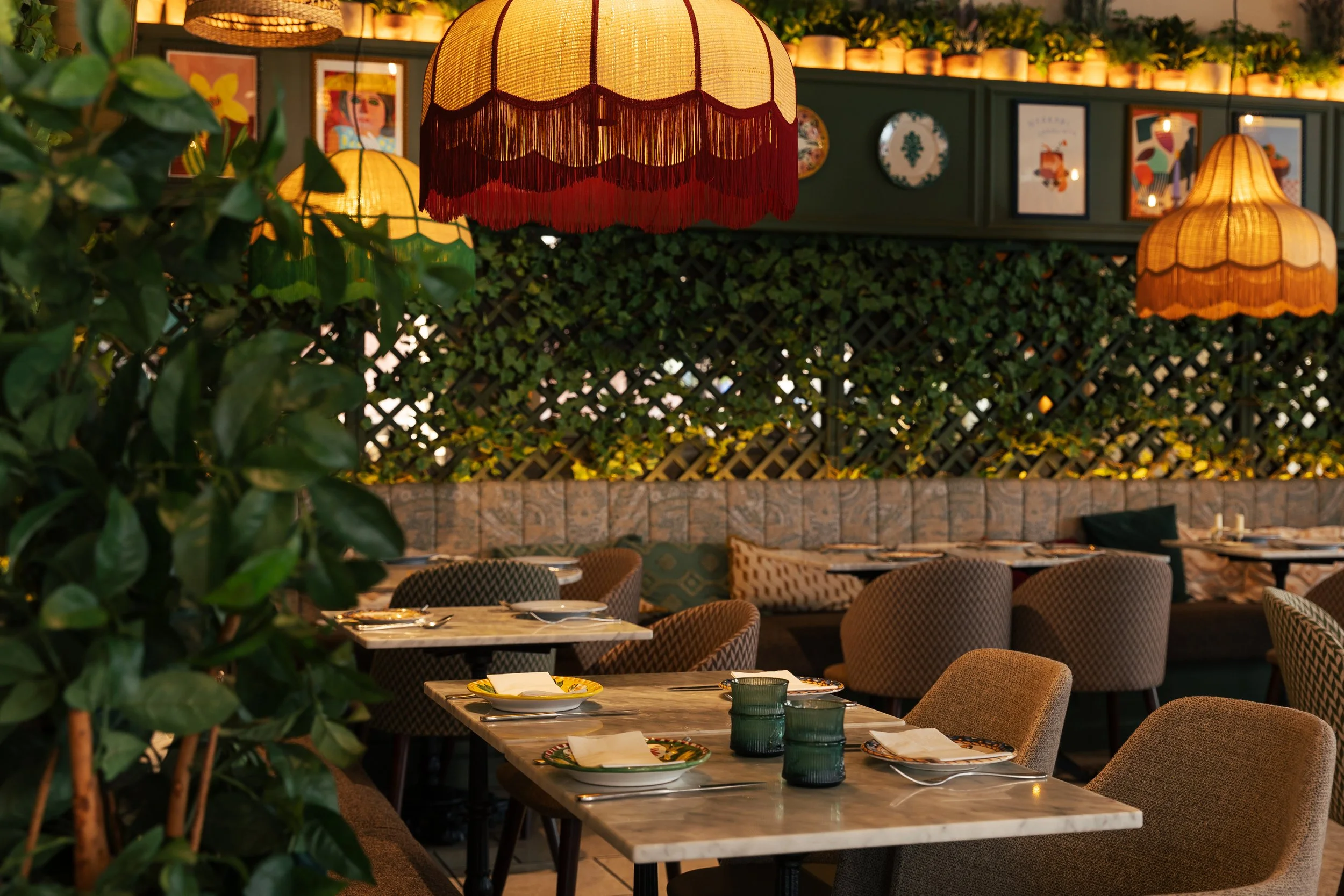 Image courtesy of Como Garden, High Street Kensington.
