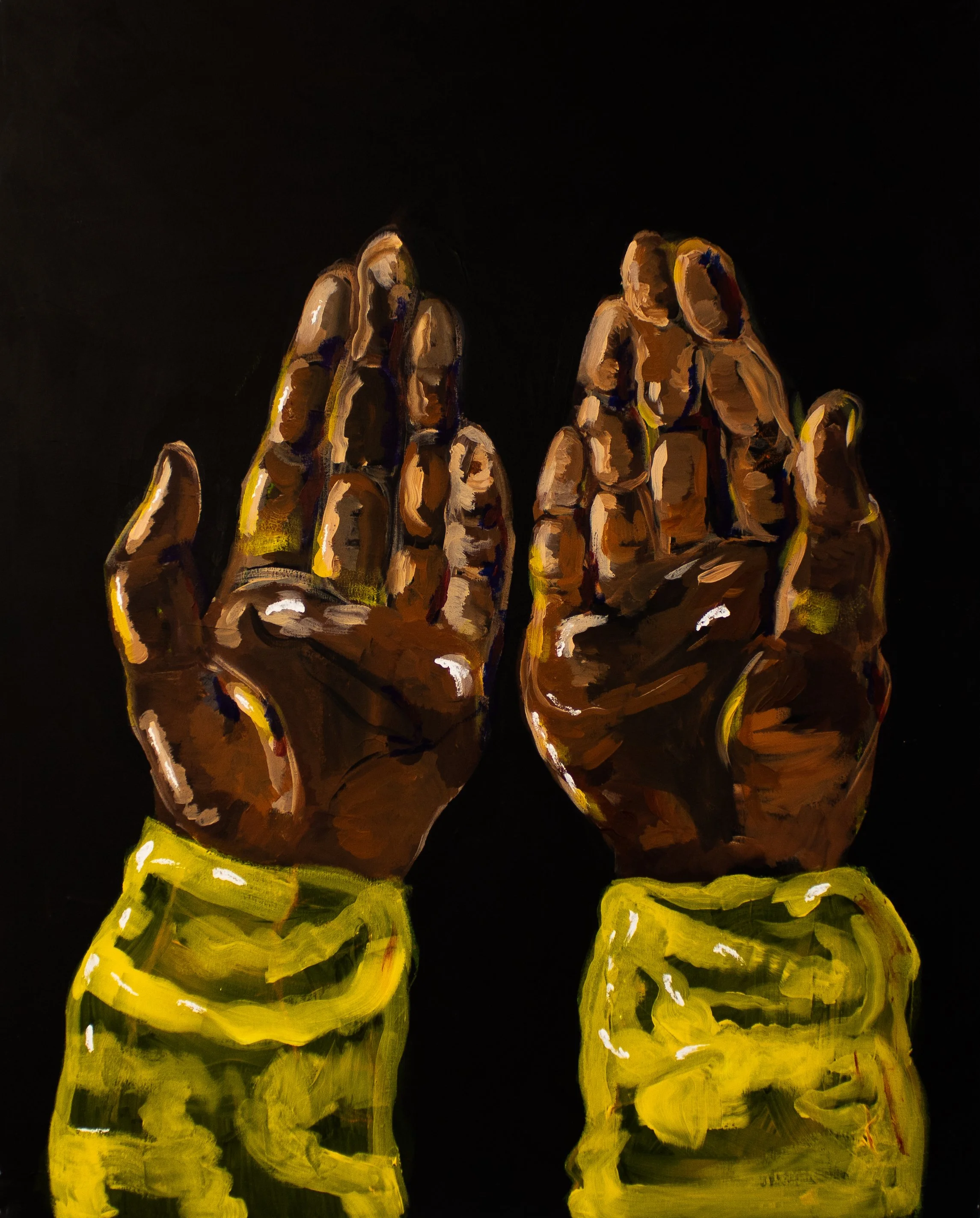 Betty Ogundipe, Pair of Hands, Prayer of Hands (2024), Copyright the artist, Courtesy of Tache Gallery.