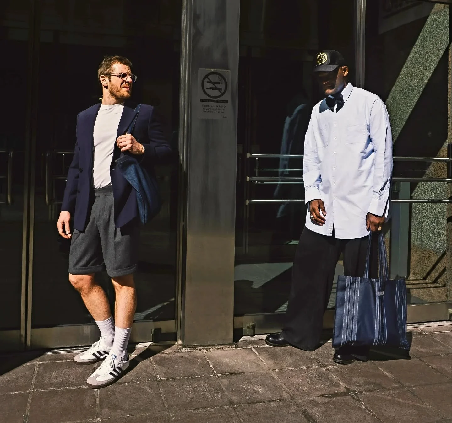 Denim tote bags by JMC