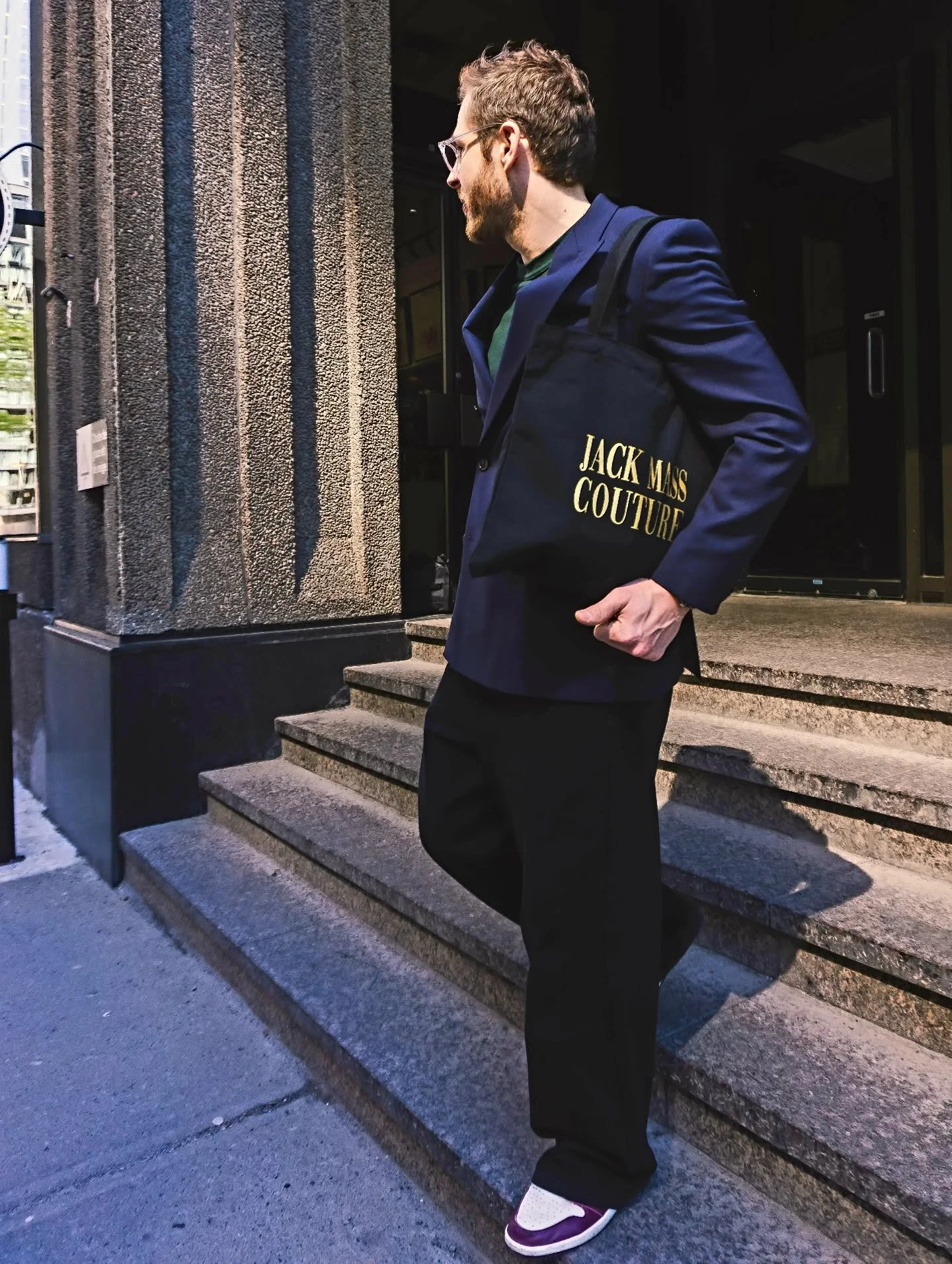 Black jeans &amp; black tote bag by JMC