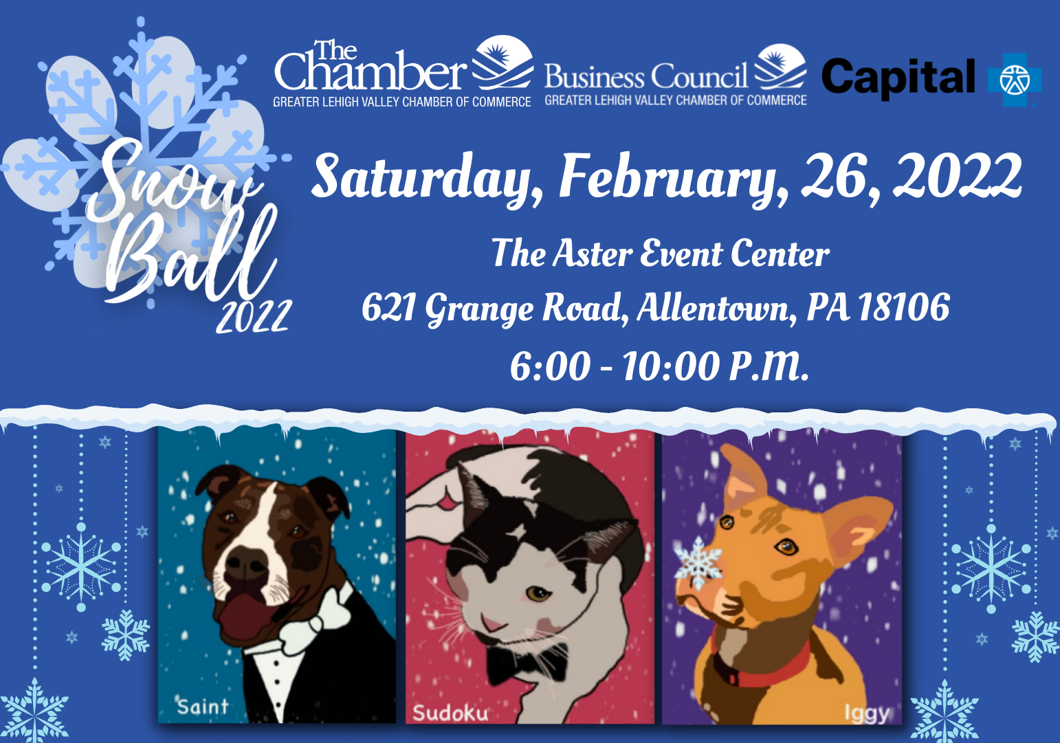 2022 Lehigh Valley Chamber Snow Ball — Lehigh Valley Humane Society