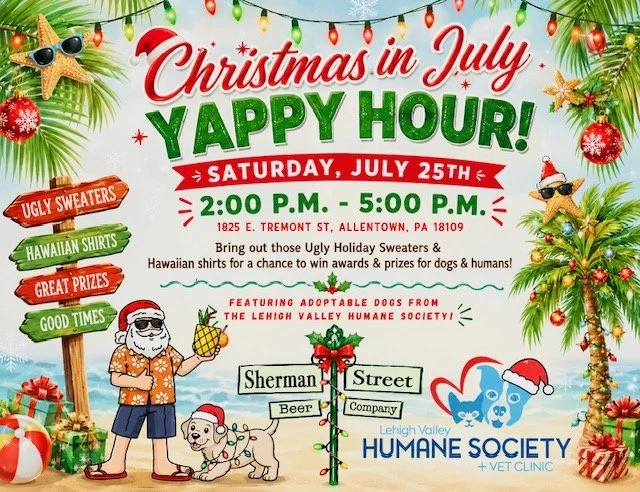 Christmas in July! Yappy Hour! 