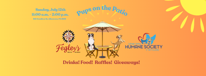 Pups on the Patio @ Fegley's Allentown Brew Works!