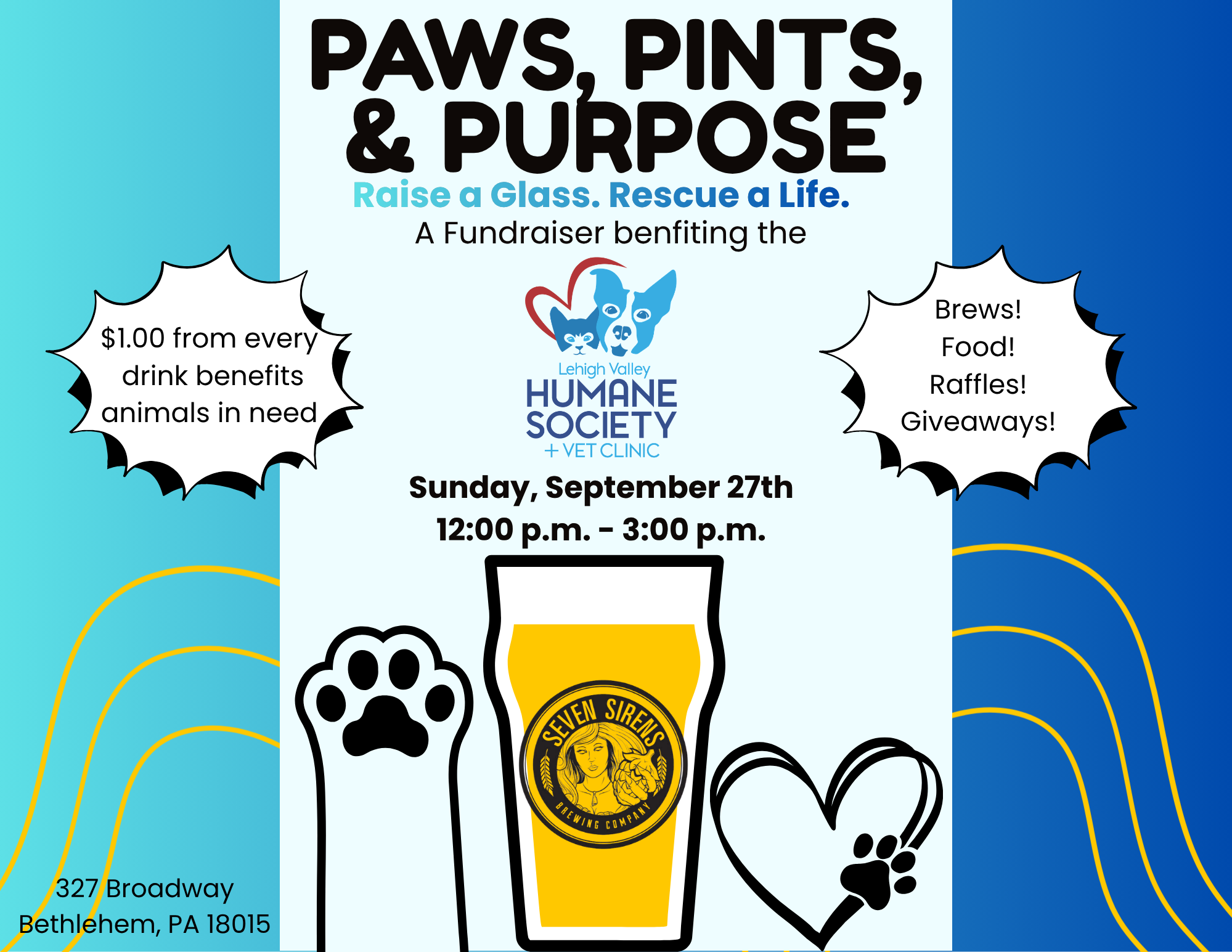 Paws, Pints, &amp; Purpose Fundraiser