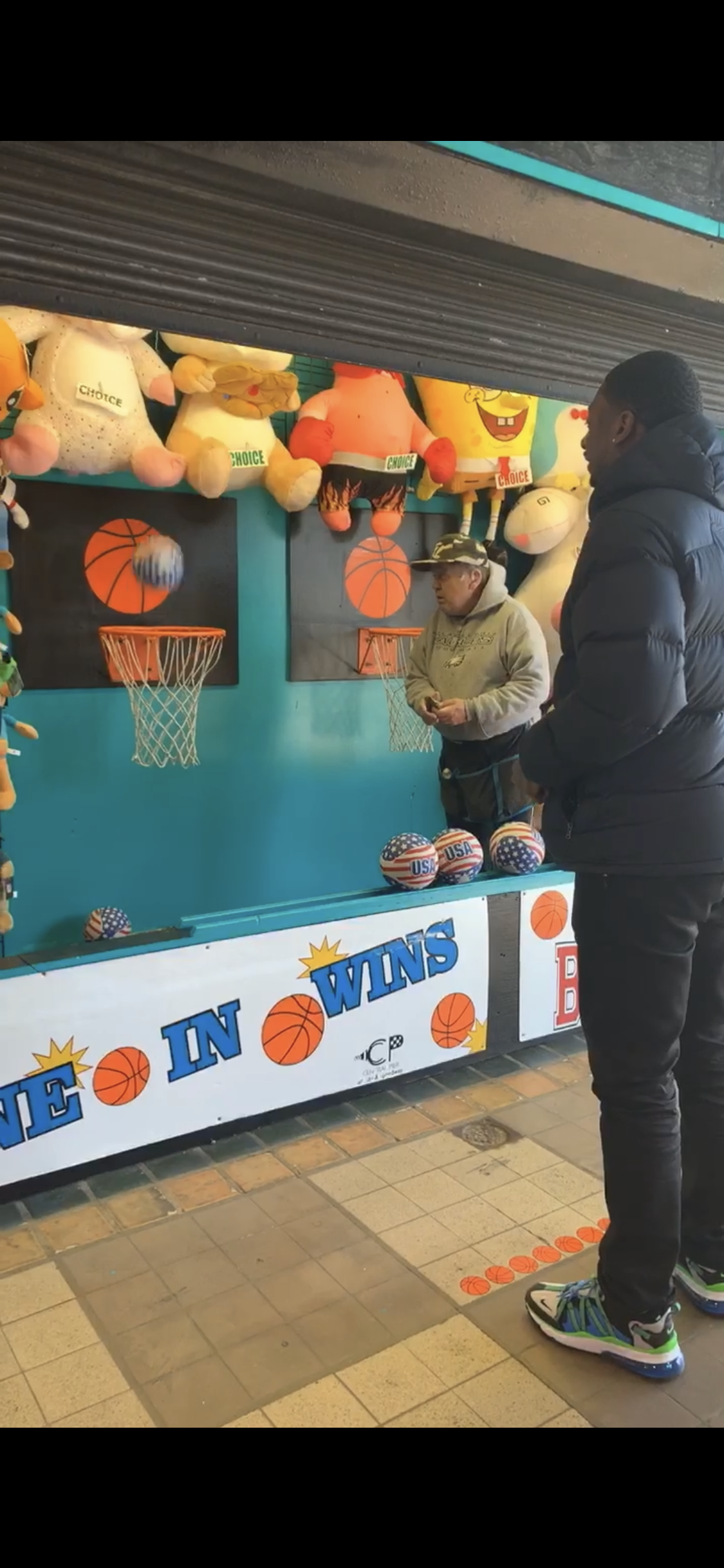Boardwalk: He made the first shot , not the next 😂