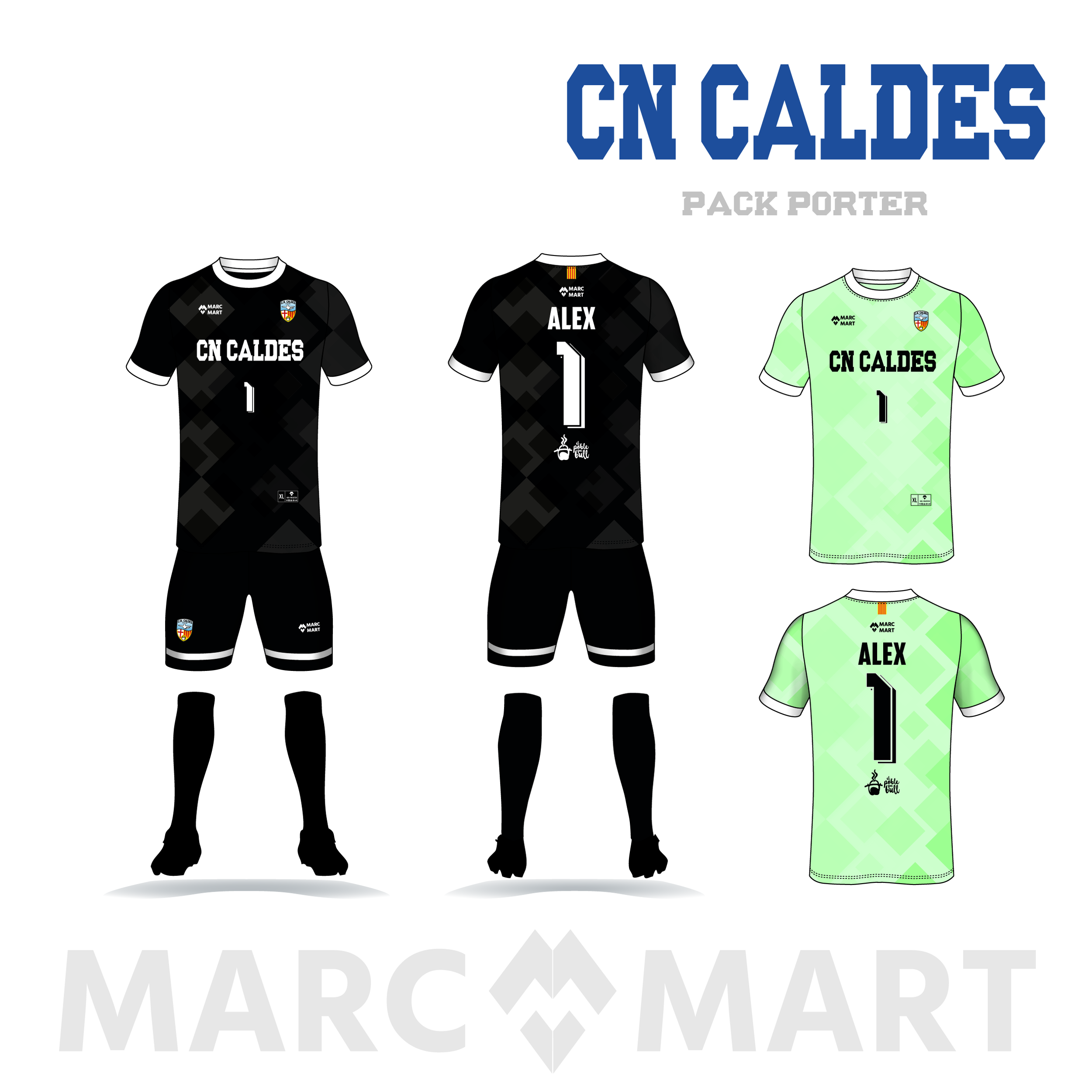 PACK PORTER FUTBOL SALA UNISEX CN CALDES