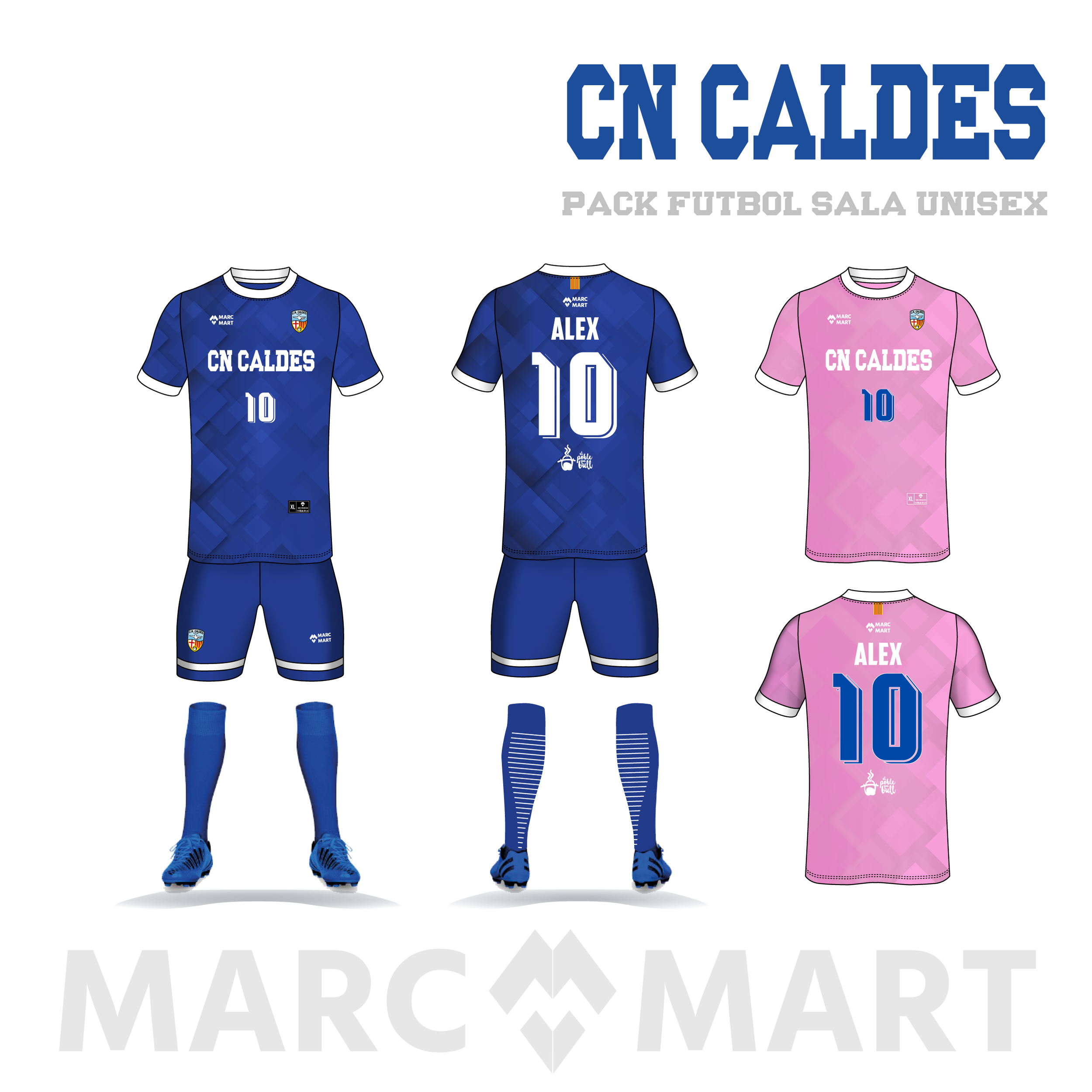 PACK FUTBOL SALA UNISEX CN CALDES