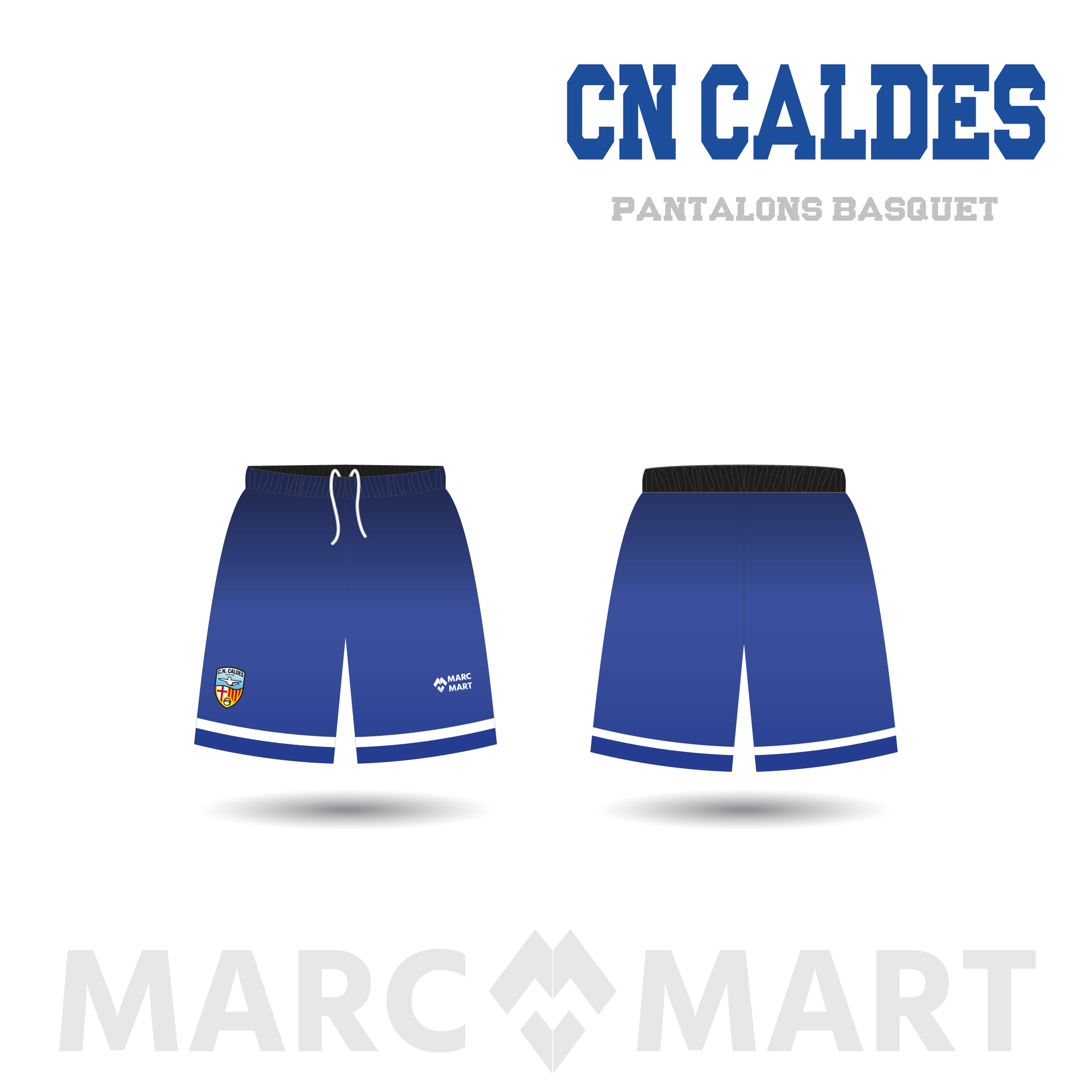 PANTALONS OFICIAL DE JOC DE BÀSQUET CN CALDES