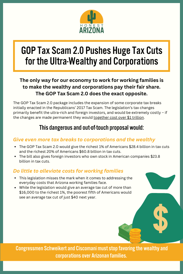 GOP Tax Scam 2.0 Fact Sheet