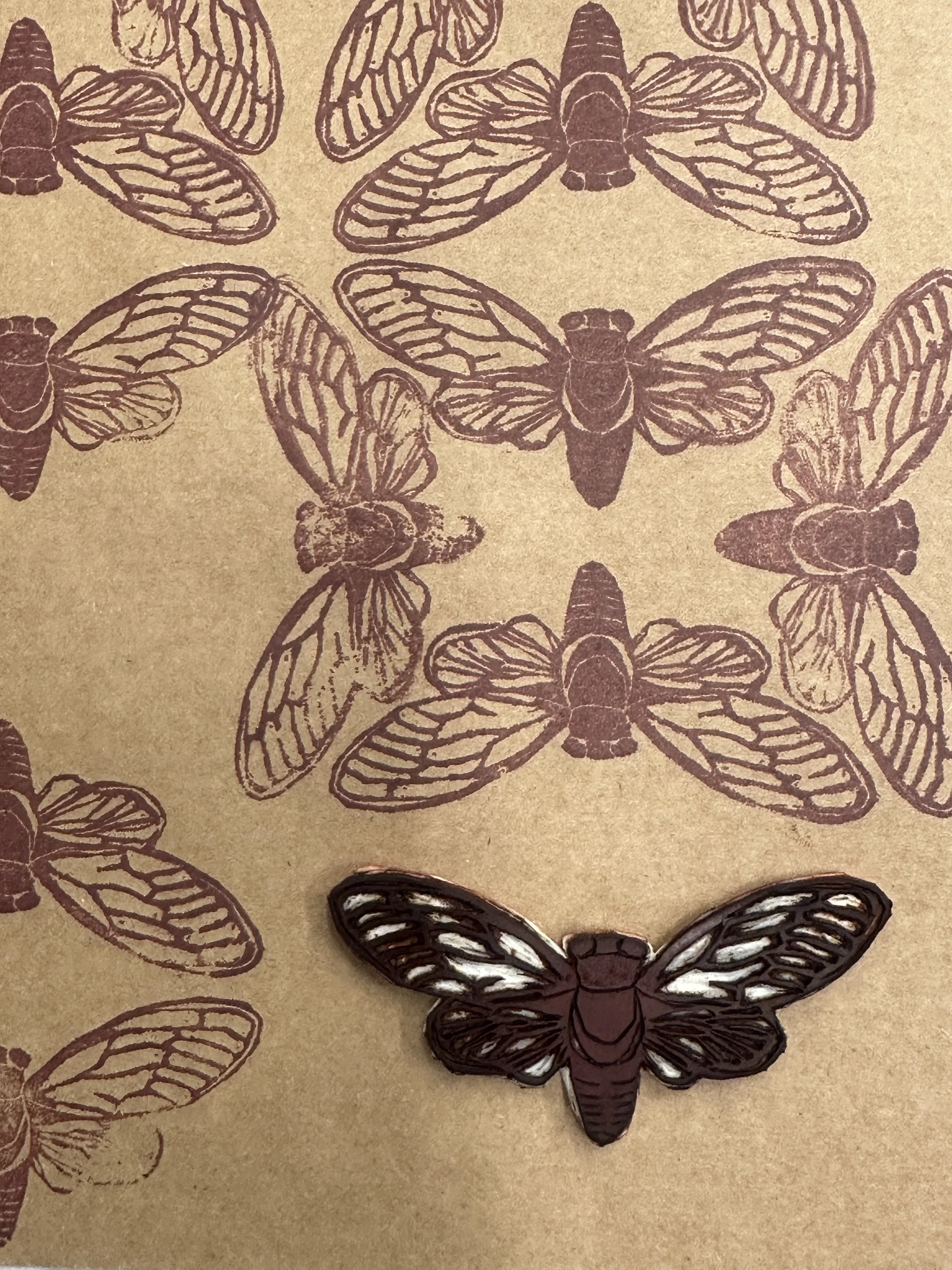 Printmaking Wrapping Paper Workshop with Kay Fairbourn