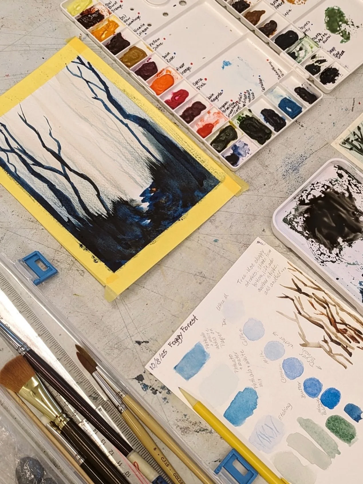 Spots are now open for our next Watercolor Crash Course on October 18!

Spend your Saturday morning exploring the world of watercolor and build the confidence and foundational skills to start painting on your own.