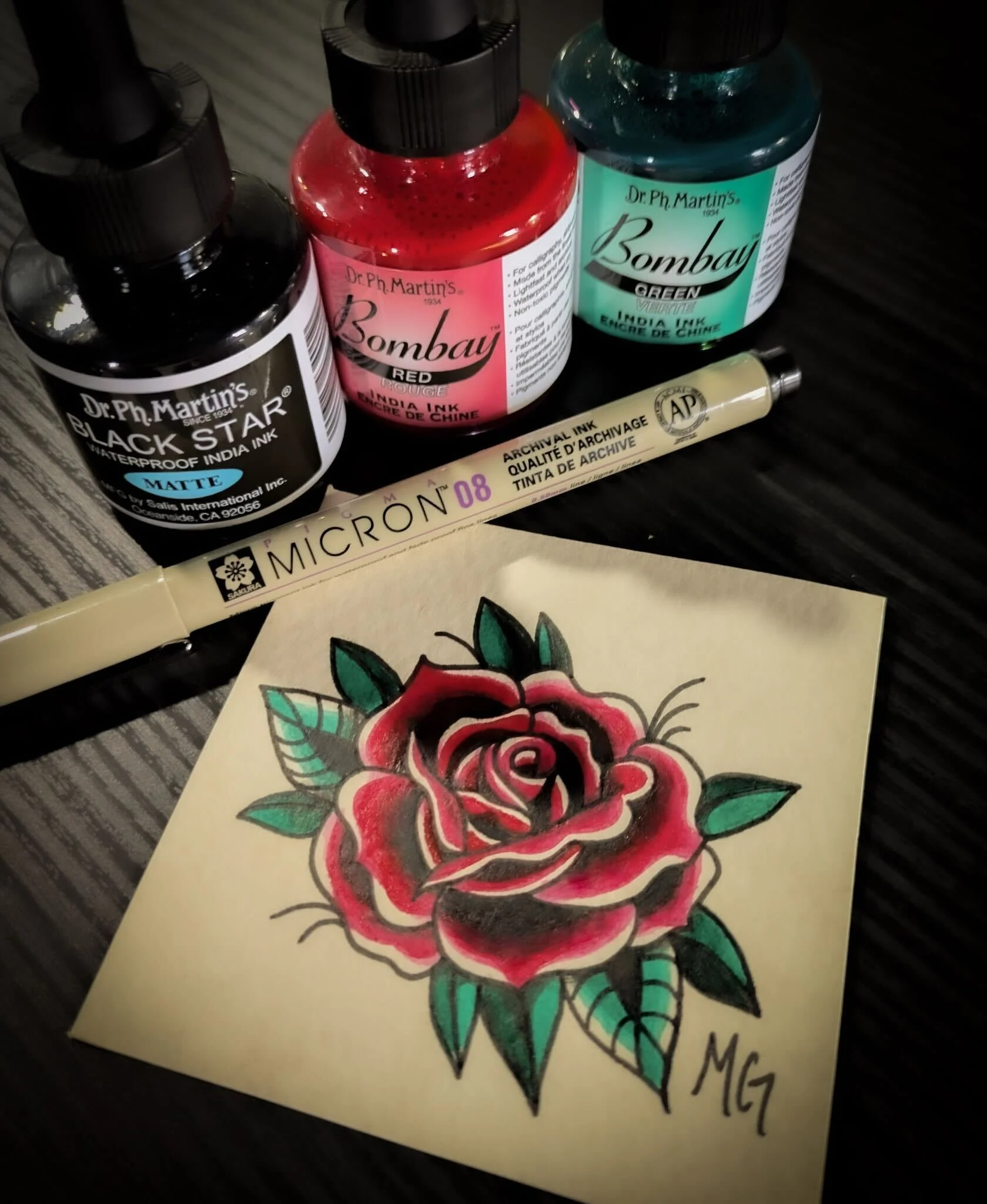 Create &amp; Paint: Valentine’s Tattoo Flash Night with Miranda Gilvarry