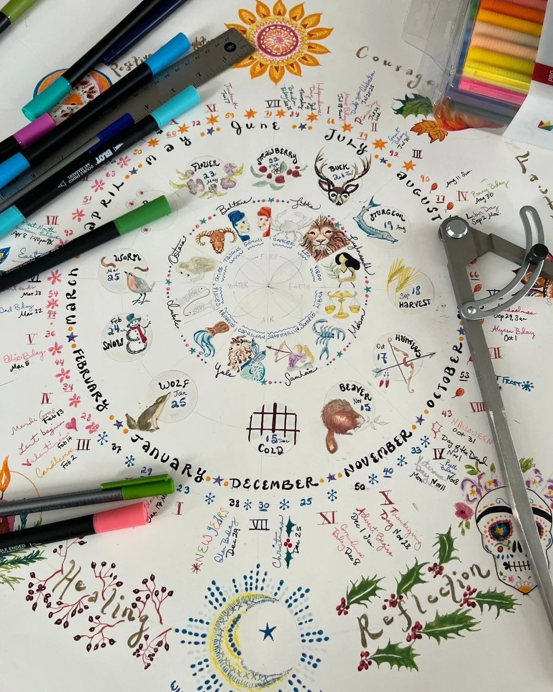 Start the New Year with thoughtful intention by creating a personalized Vision Wheel with artist Belinda Purdum. 

The workshop will begin with a group meditation centered on your goals and vision for the year ahead. This will be followed by a lectur
