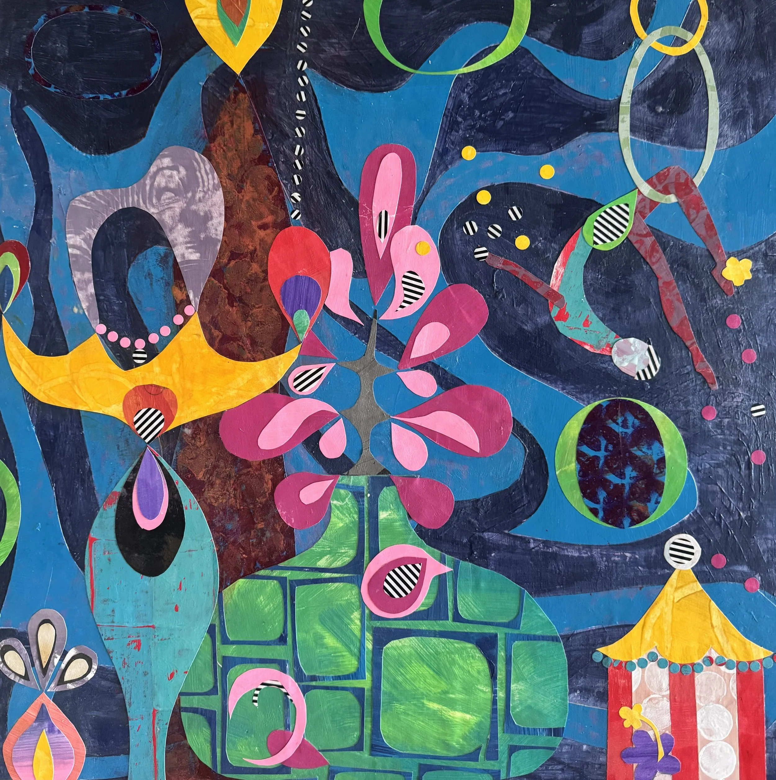 Collage like Rex Ray with Colleen Gianatiempo