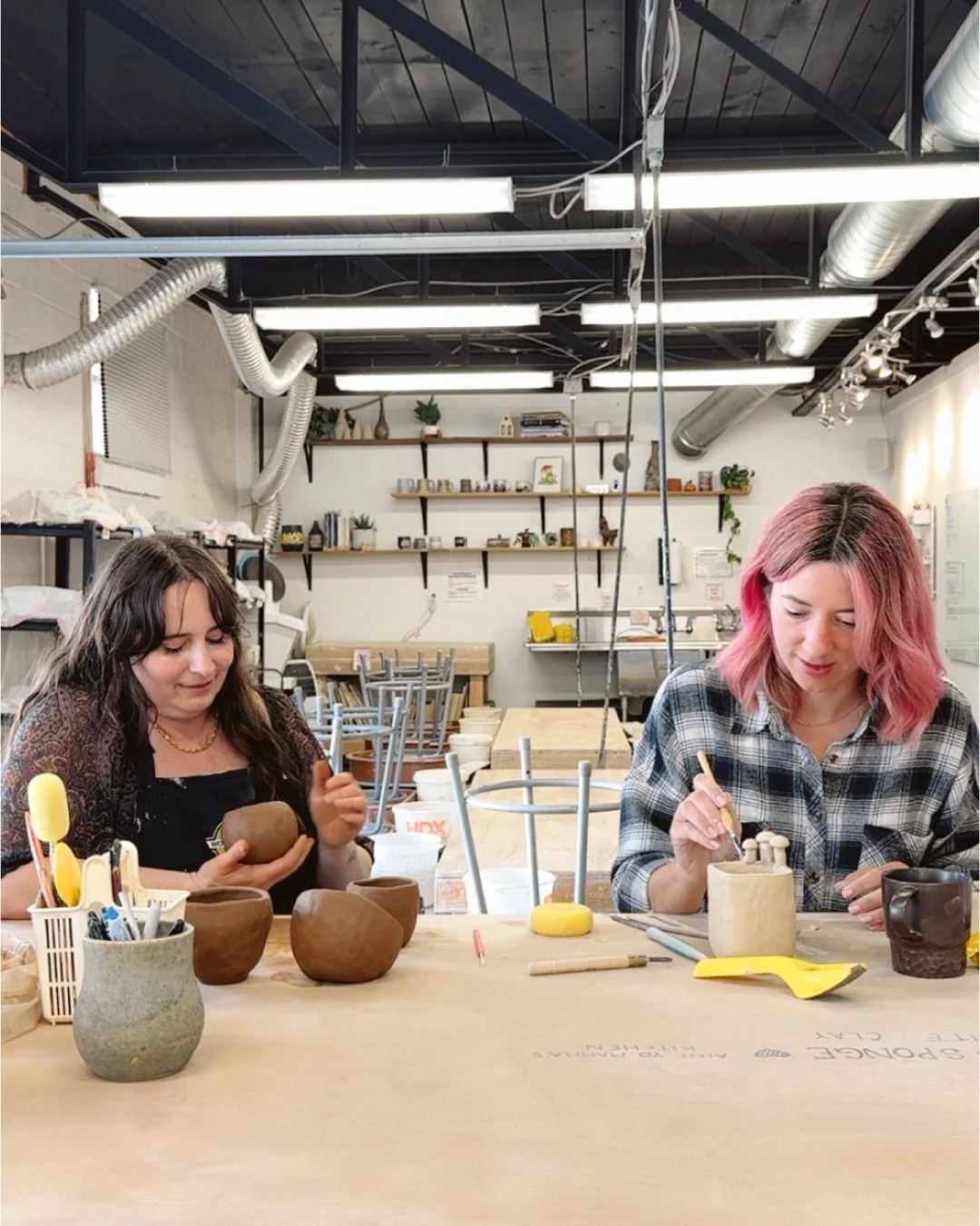 Our pottery studio membership is more than just a place to work on your projects.

- It&rsquo;s about building community: making friends, sharing ideas, and finding inspiration.
- Providing flexibility: access to the tools, glazes, and storage you ne