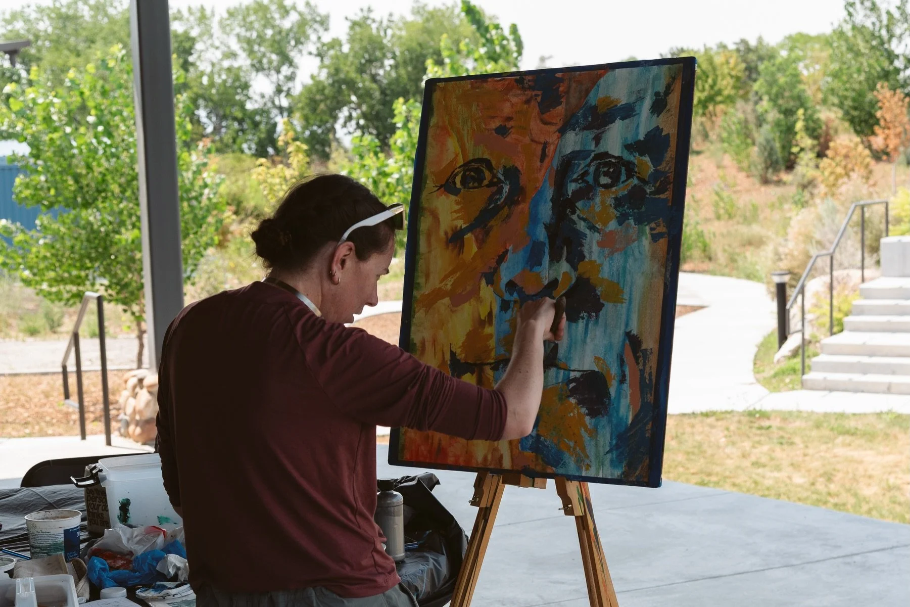Two weeks ago, we partnered with @utahmoca and @tracyaviaryofficial for Studio Sessions: Visions of the West. It was four days dedicated to creating and appreciating art, with artists exploring multiple mediums and projects, and finishing with a full