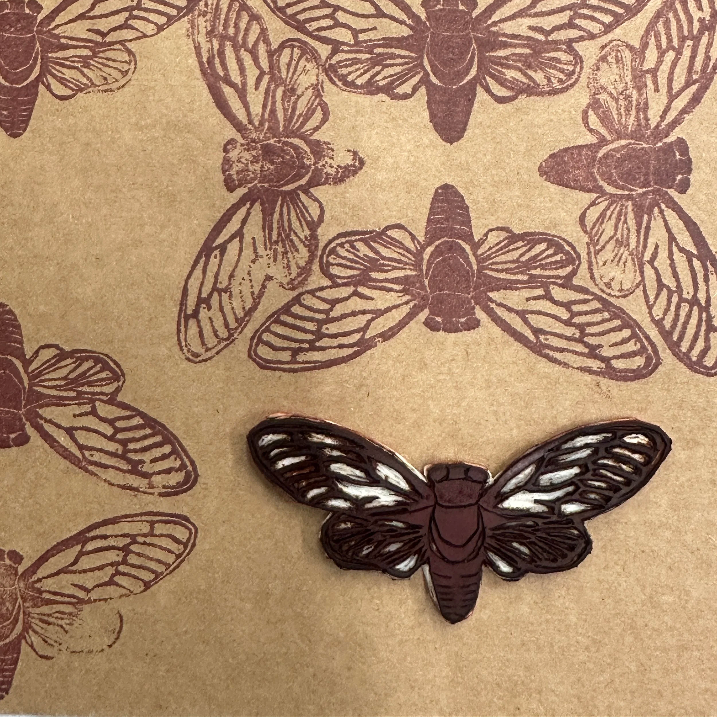 Printmaking Wrapping Paper Workshop with Kay Fairbourn
