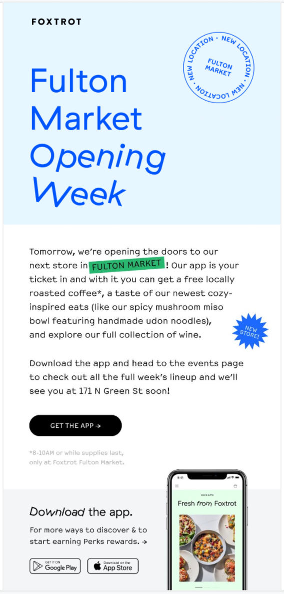 New Store Opening - Email Series