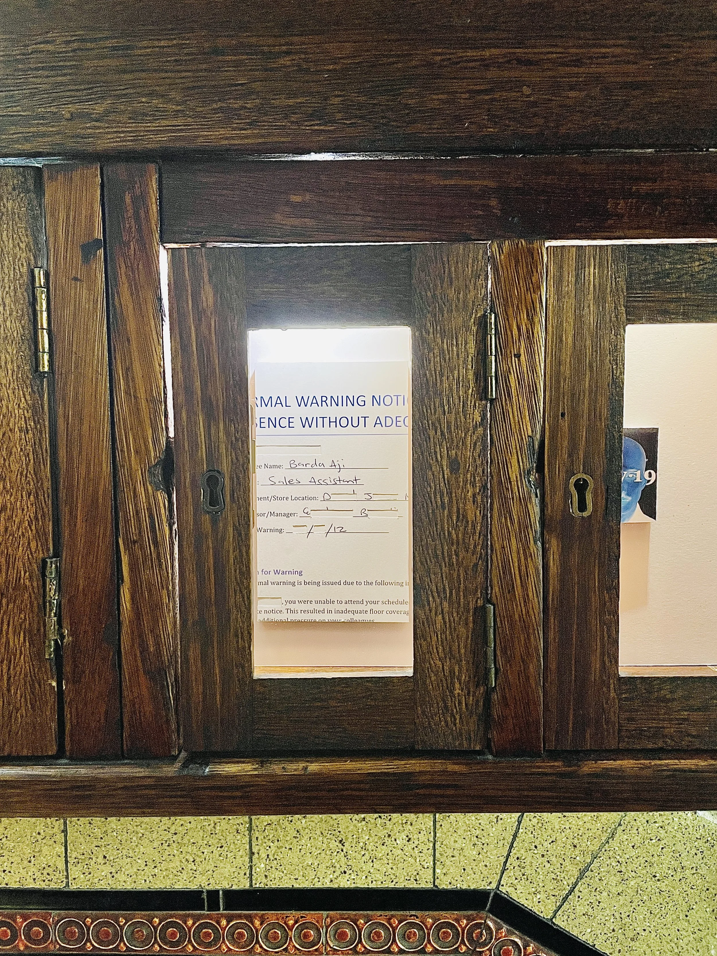 ‘drawings, photographs and printed materials from personal archives compiled over 19 of 20 consecutive days’ Photographed by Shell Odgers