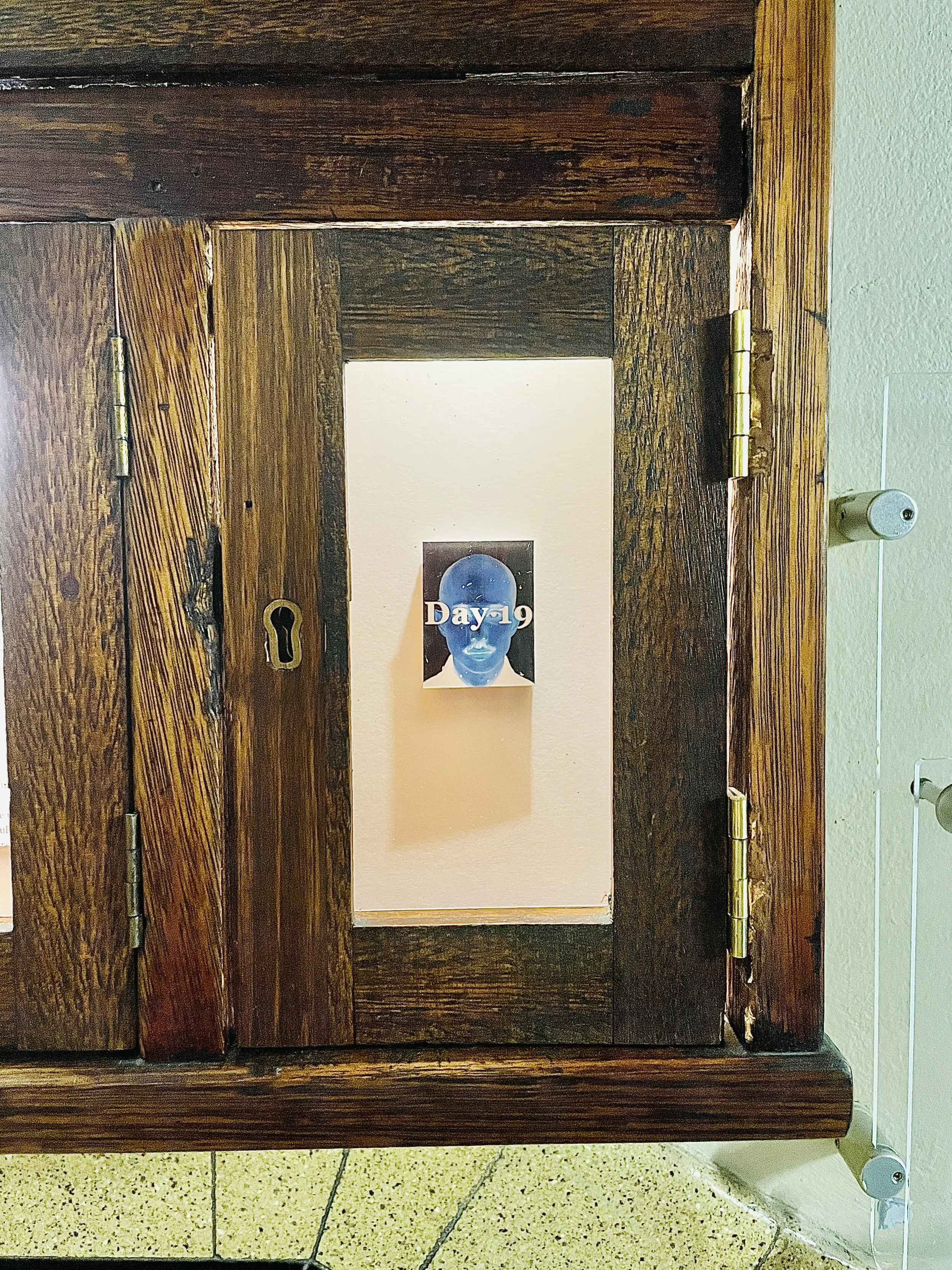 ‘drawings, photographs and printed materials from personal archives compiled over 19 of 20 consecutive days’ Photographed by Shell Odgers