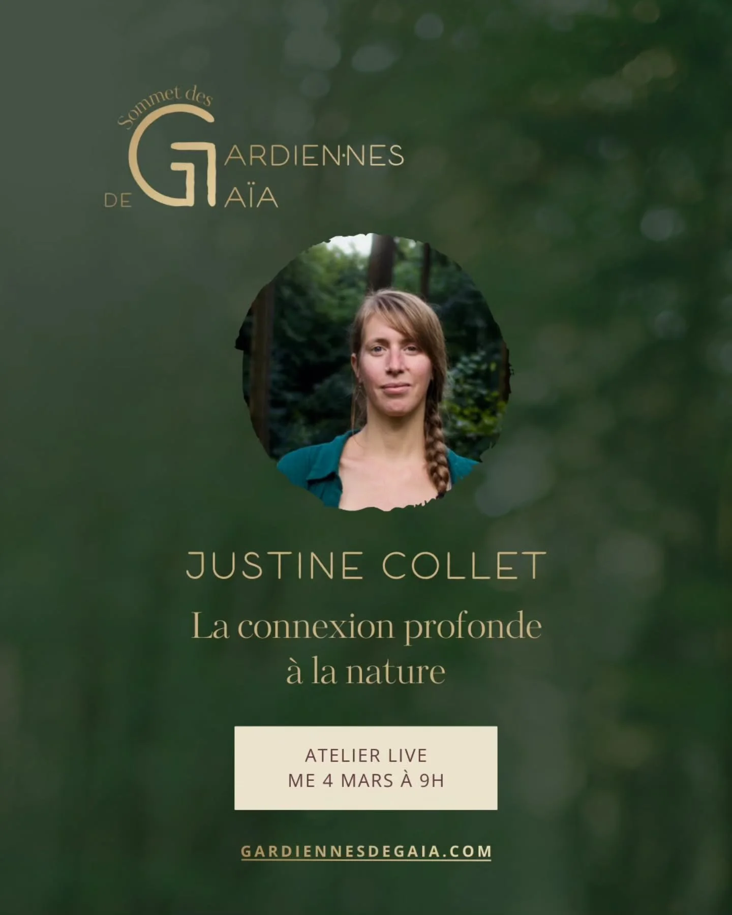 Bienvenue dans un espace de reliance au service de la Vie !

Dans cet atelier, tu exploreras :
🌿 Pourquoi avons-nous besoin de la Nature
🌿 Les diff&eacute;rents niveaux de relation &agrave; la Nature
🌿 La Connexion Profonde &agrave; la Nature : ex