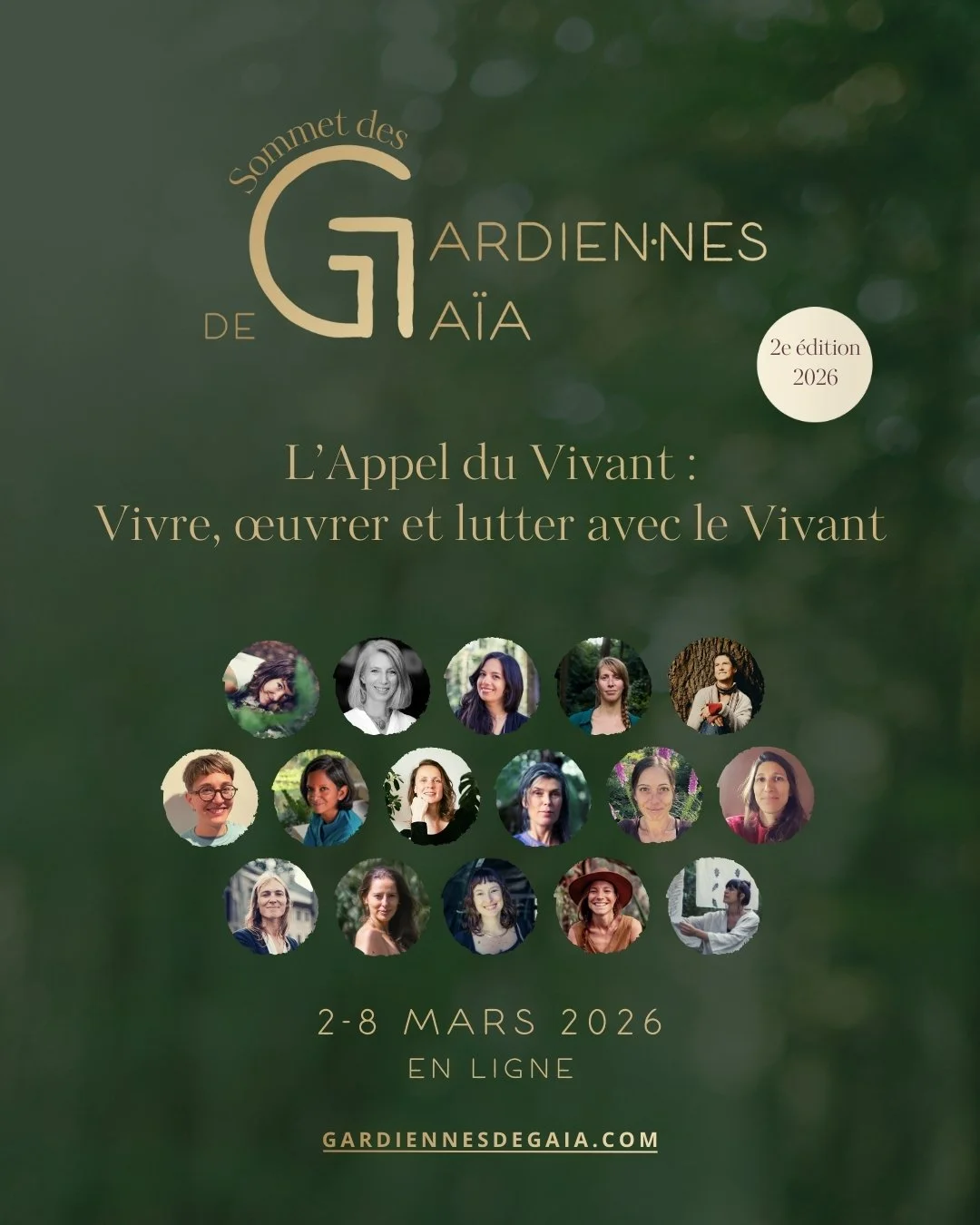 Rejoins-nous dans une exploration collective au service de la Vie ! Le Sommet des Gardien&middot;nes de Ga&iuml;a se veut un espace inclusif et qualitatif, de suffisance et de c&eacute;l&eacute;bration au sein duquel &eacute;lever collectivement notr