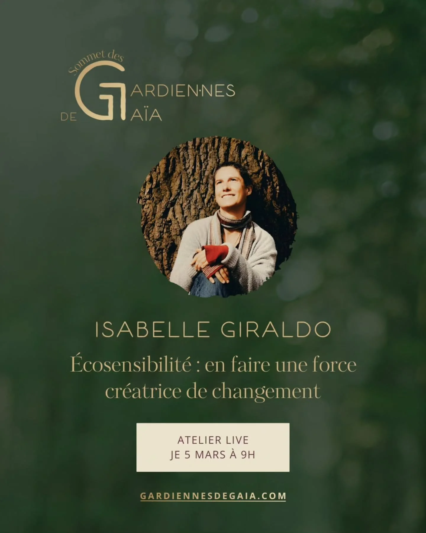 Rejoins-nous dans une exploration collective au service de la Vie !

Dans cet atelier tu exploreras comment reconna&icirc;tre l&rsquo;&eacute;cosensibilit&eacute; comme une r&eacute;ponse saine &agrave; la crise &eacute;cologique, sortir de l&rsquo;i