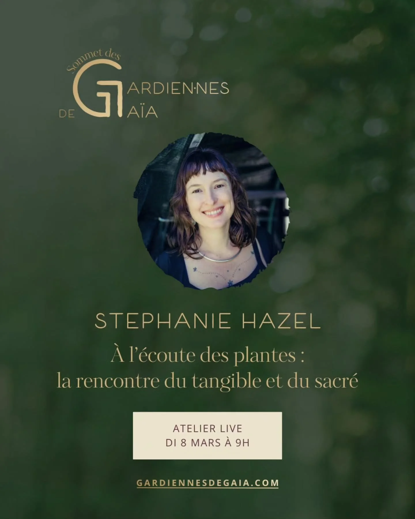 Rejoins-nous en cercle pour explorer comment vivre, &oelig;uvrer et lutter ensemble et avec le Vivant !

Dans cet atelier tu exploreras comment &eacute;couter les plantes par une pratique incarn&eacute;e et une perception intuitive. Nous renouerons a