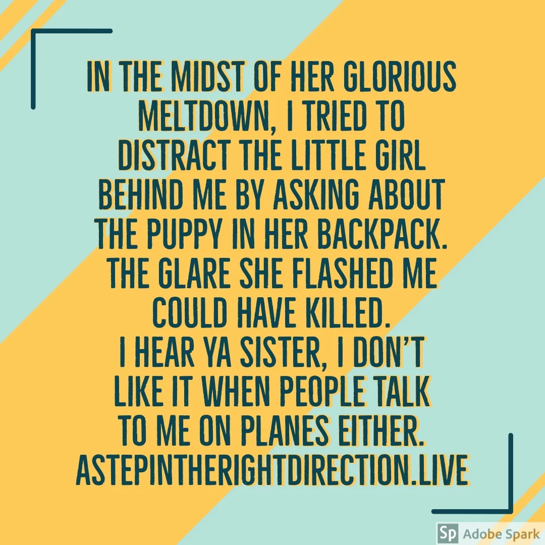 In the middle of a meltdown we need each other 