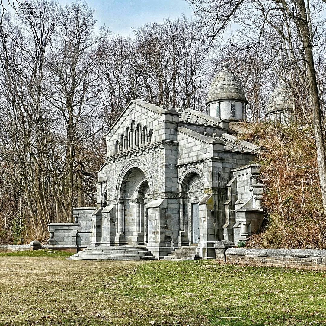 The Vanderbuilt Mausoleum at the Moravian Cemetery