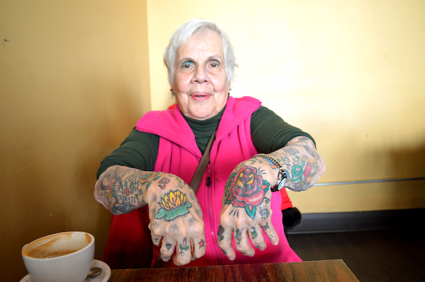 Check Out This 82-Year-Old Woman's 'Hardcore' Tattoos