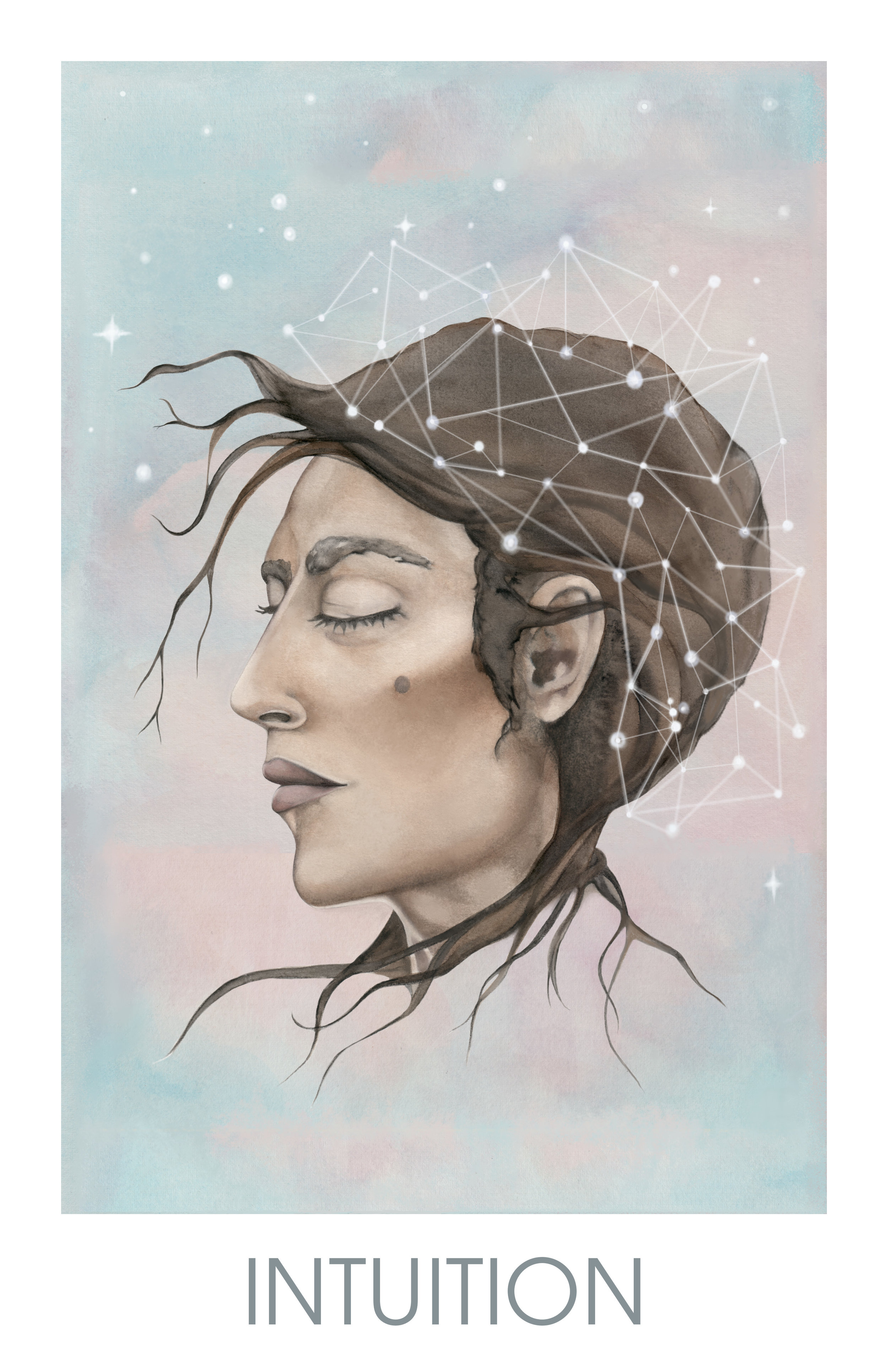 Intuition rules the heart and the gut. She embraces ambiguity and is a quick thinker and decider. Intuition is all about making connections between things. She sees patterns where others see chaos. And she is happy to work hand in hand with Logic if
