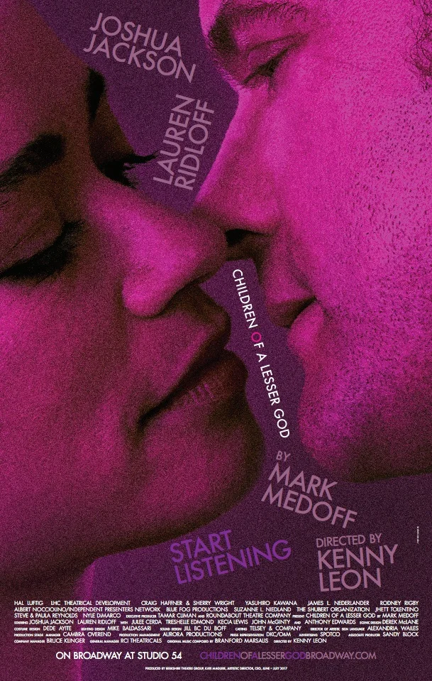 2018 Broadway Revival of Mark Medoff'‘s Children of a Lesser God