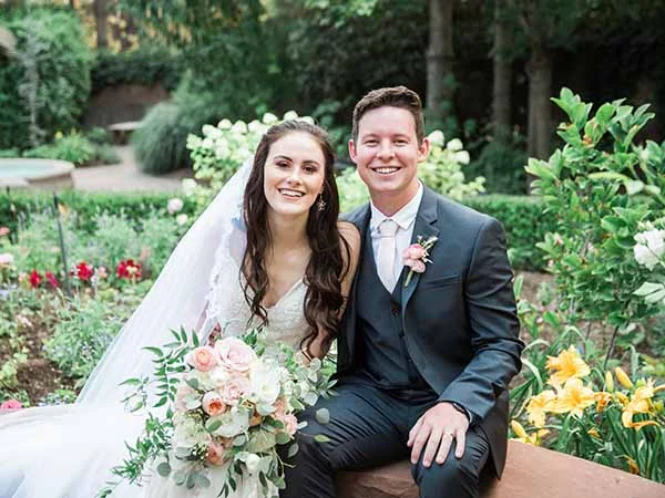 Bride and Groom at Thanksgiving Point Golf Club Wedding