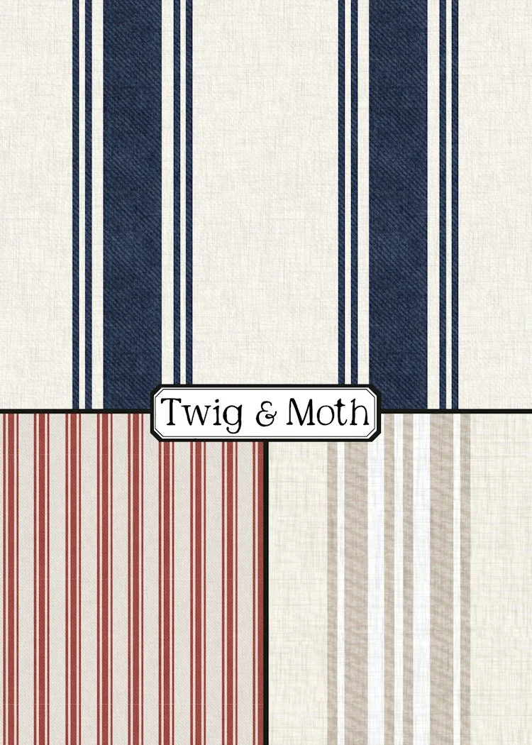 Vintage Stripes & Ticking