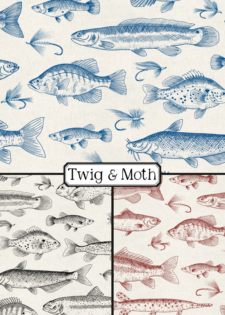 Freshwater Fish Toile