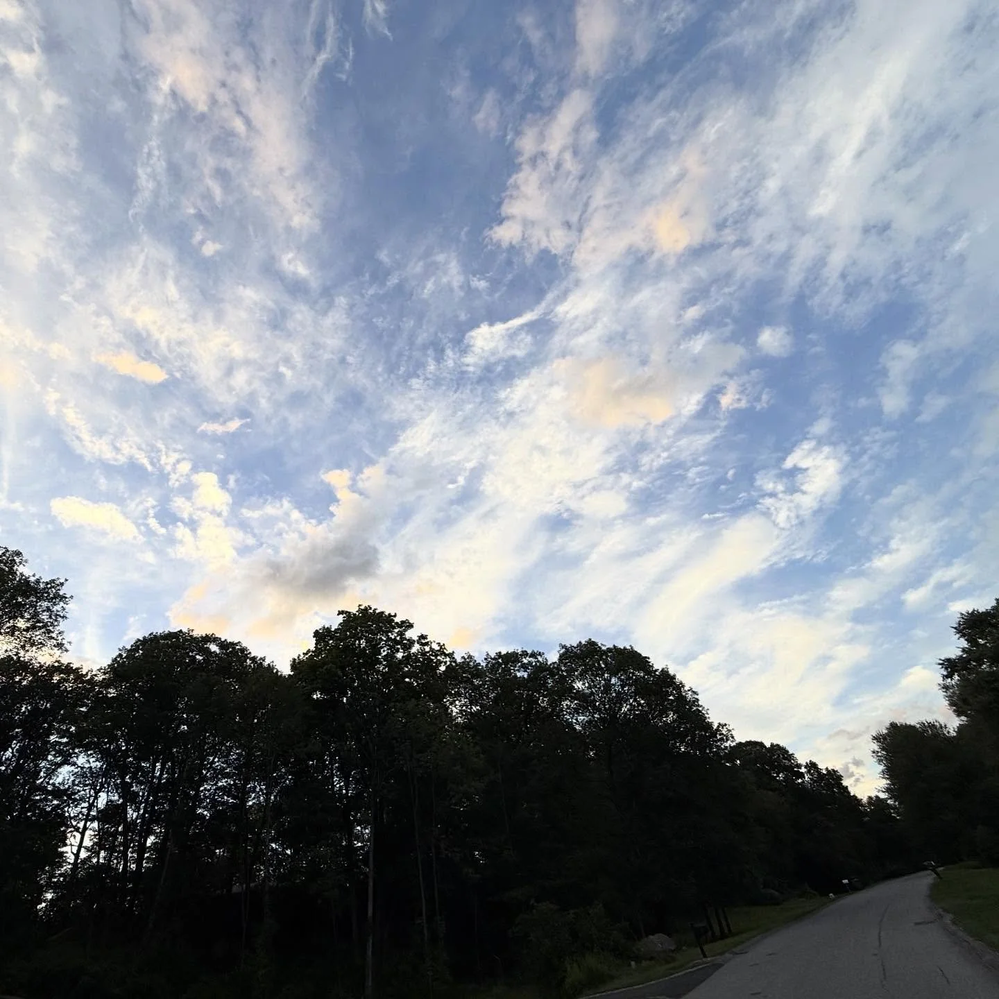 Always a sucker for late August skies ⛅️