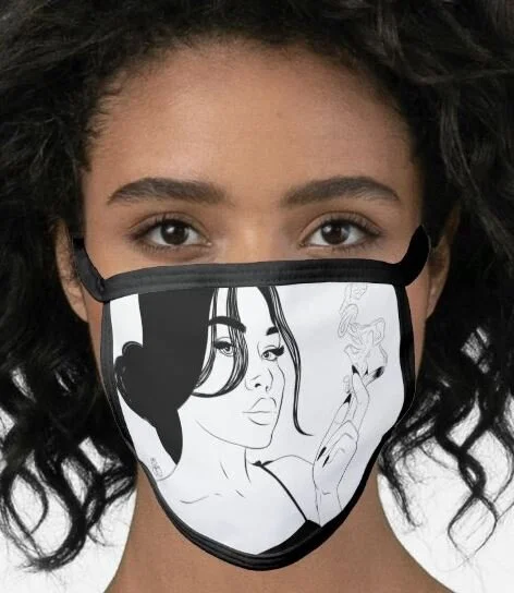Perfect Mask on Black Girl Nikki.JPG