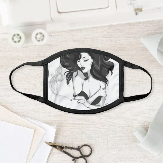 Diana Mask on table.JPG