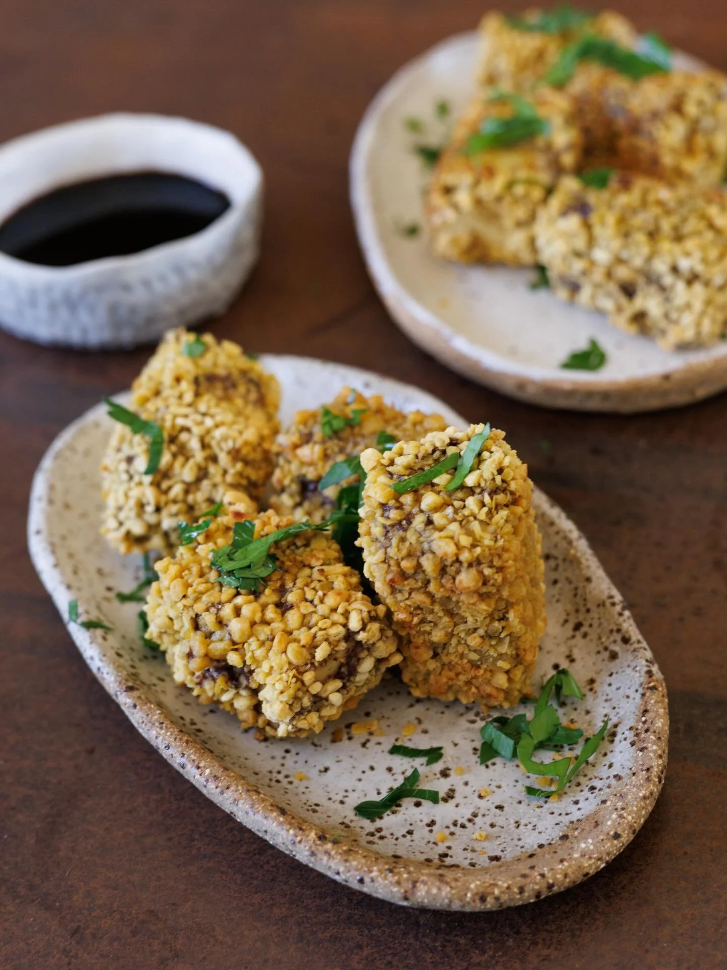 Have you tried our Chickpea Crumbs yet? They&rsquo;re like panko but gluten free. Use them on everything! You&rsquo;ll find them on our website, along with this recipe&hellip; YipPEA! #australianmade #australiangrown #plantbased #glutenfree #panko