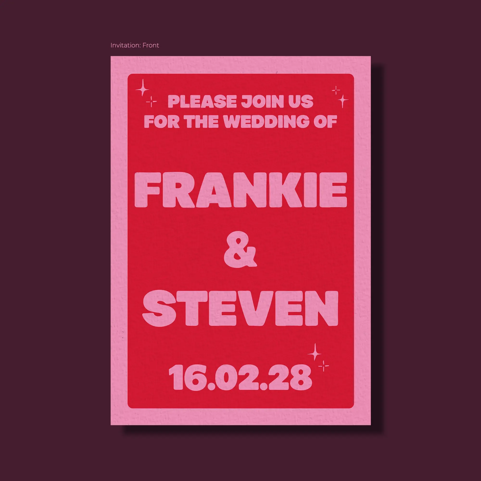 Wedding Sationery_Invitation_Party Time_PINK RED_C.webp
