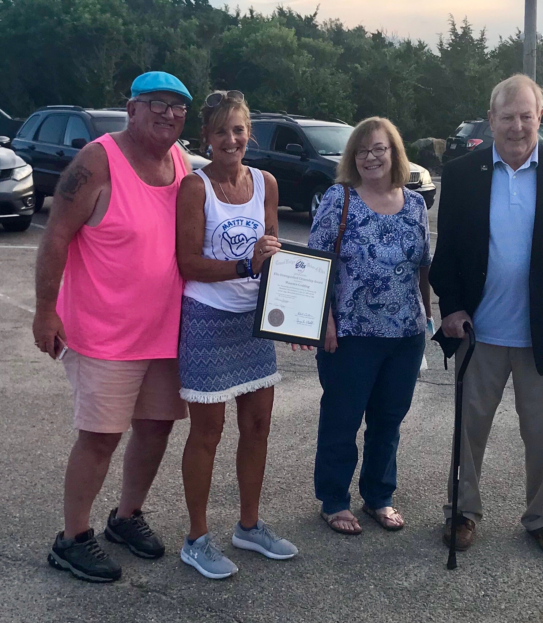 The Elk's Club's Citizen of the Year Award