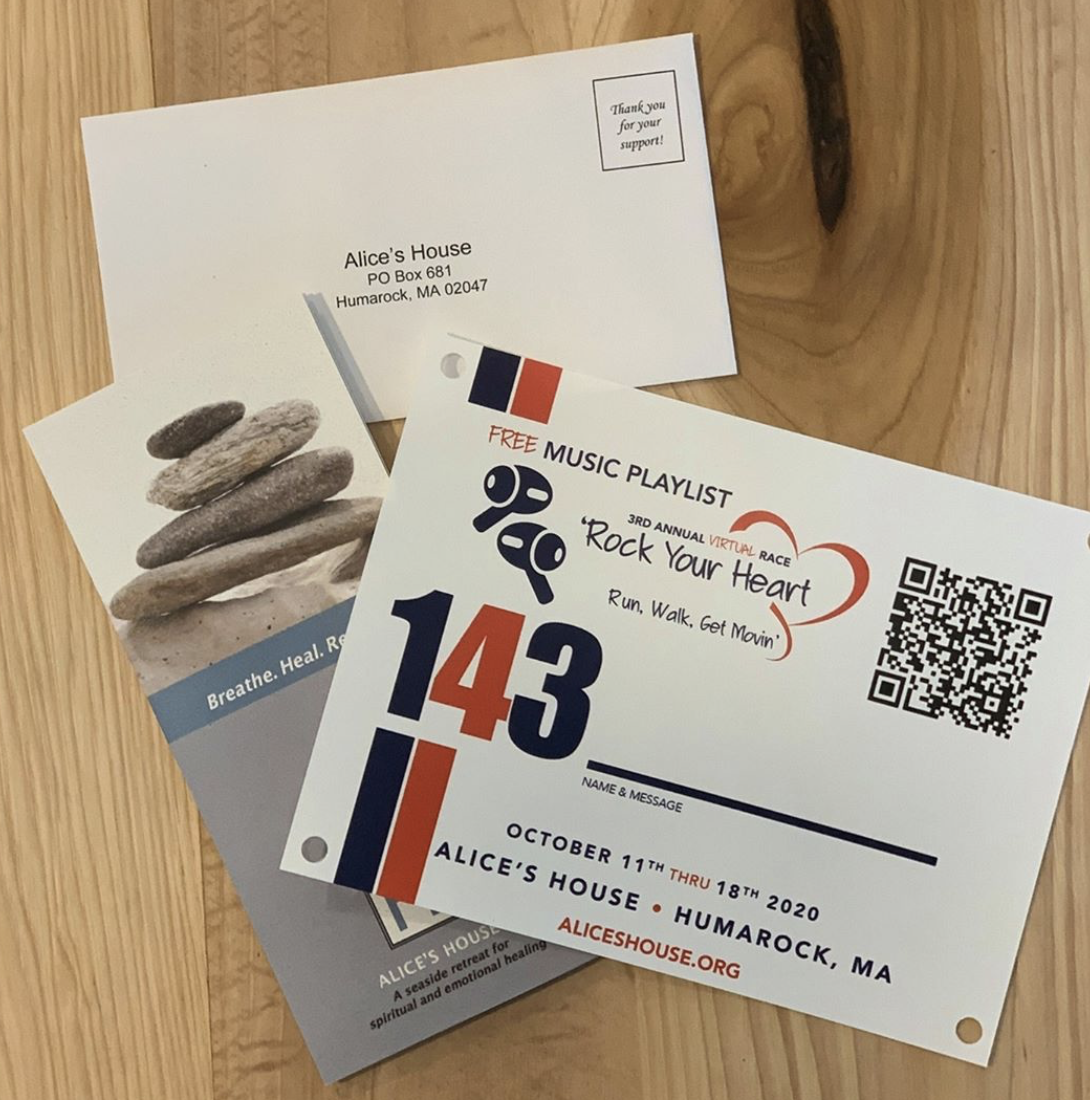 RUN, WALK, GET MOVIN' FOR ALICE'S HOUSE