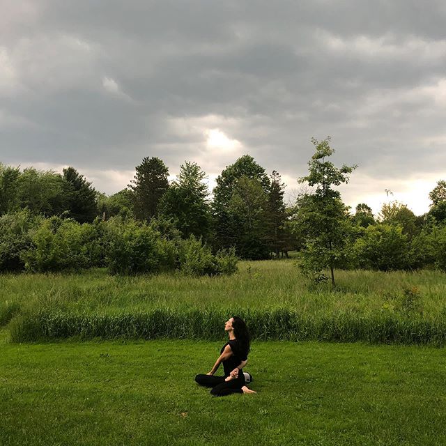 Being in nature brings me closer to home, within myself.  I place my bare feet on the ground &amp; feel the rich earth below be, connecting me with all aspects of the natural world. .

It is my sanctuary; a place I can sit in silence, to quiet my tho