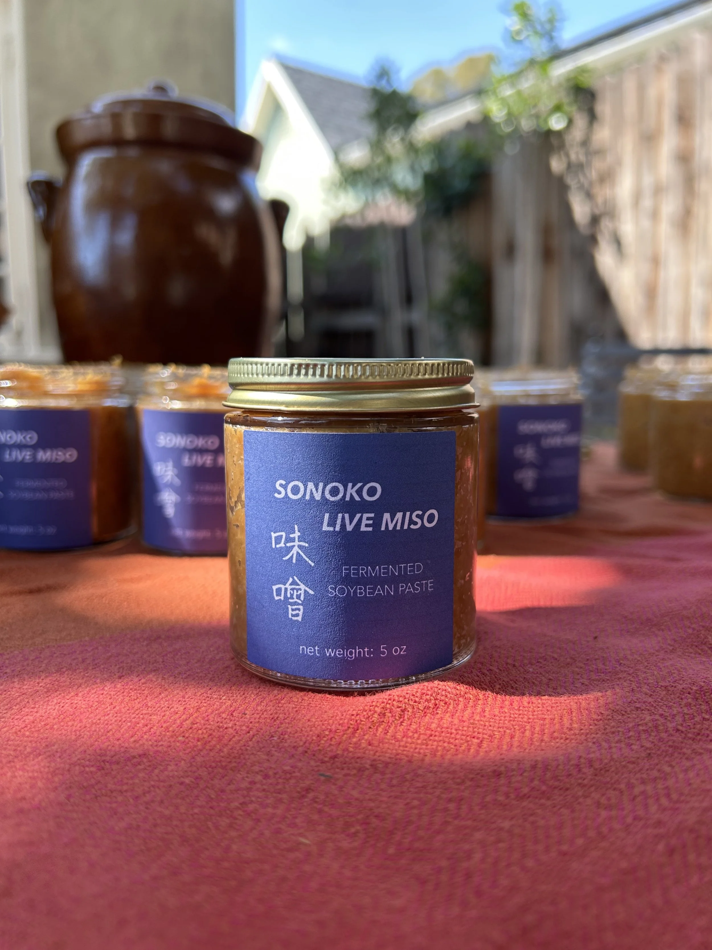 *LA HOMEFARM PICK-UP* Live Miso - 2 Jars