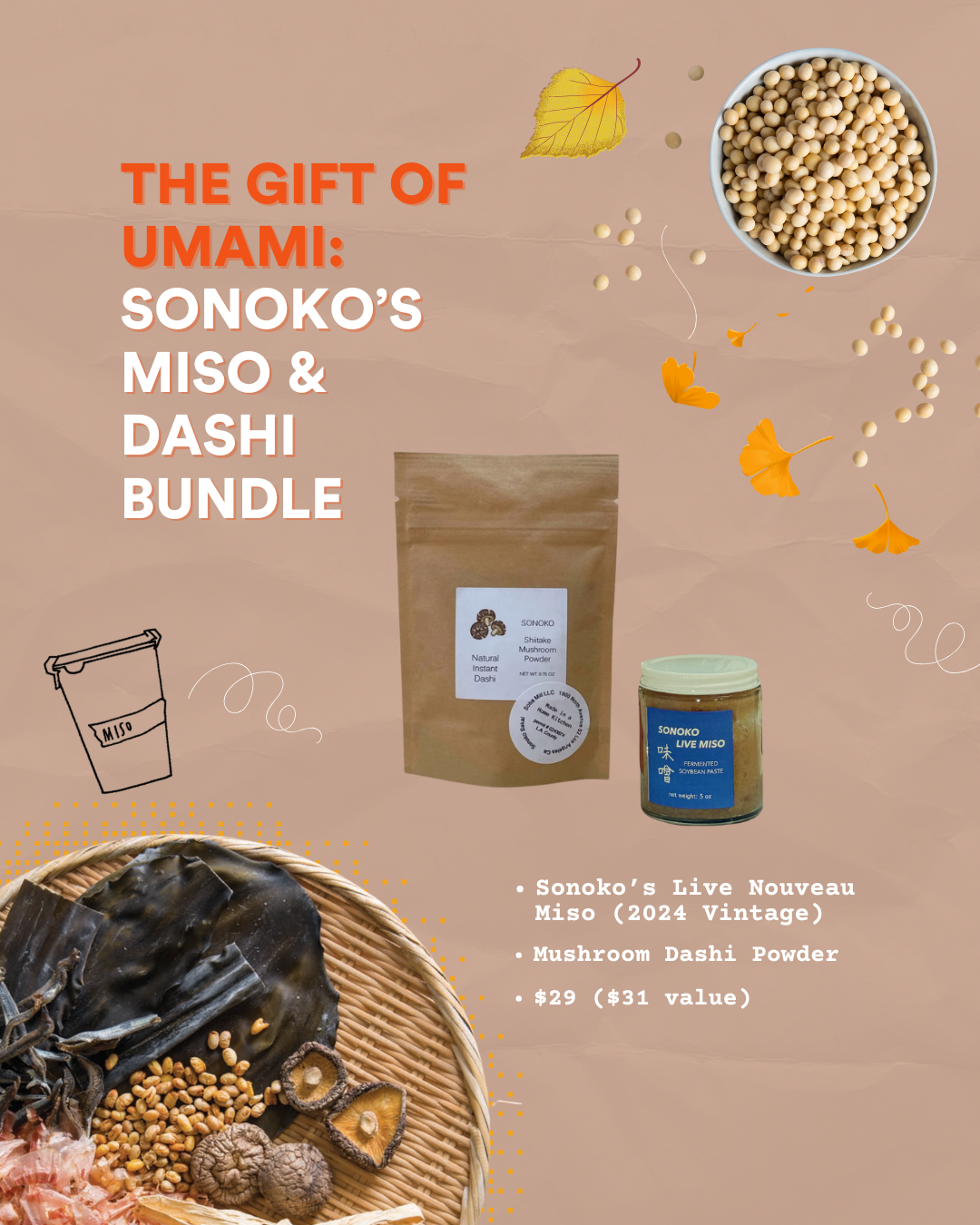 The Gift of Umami: Miso & Dashi Bundle